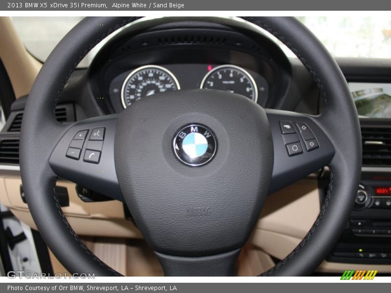 Alpine White / Sand Beige 2013 BMW X5 xDrive 35i Premium