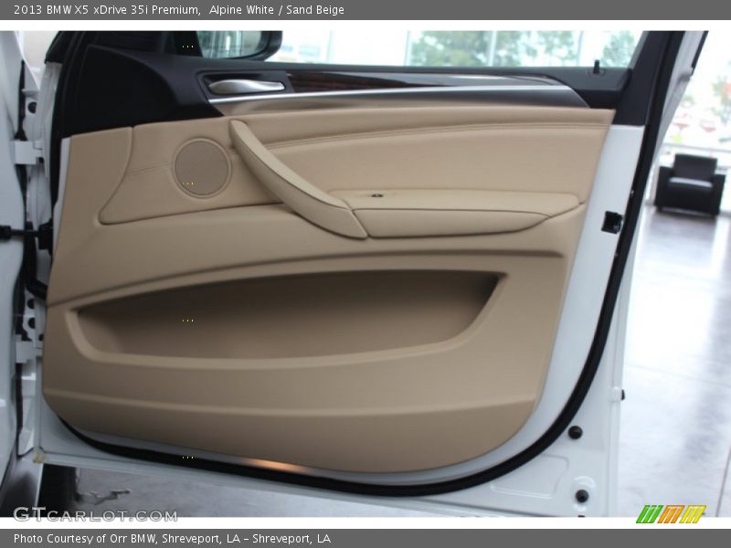 Alpine White / Sand Beige 2013 BMW X5 xDrive 35i Premium
