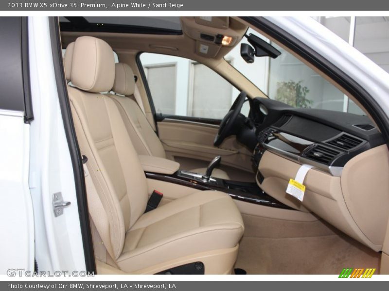 Alpine White / Sand Beige 2013 BMW X5 xDrive 35i Premium