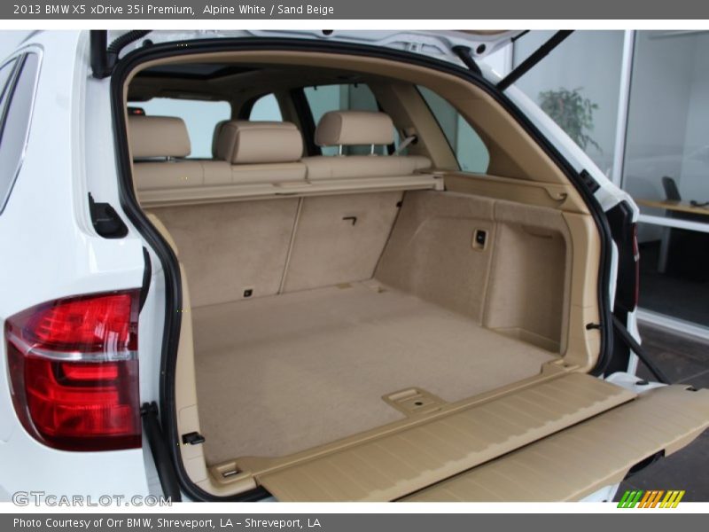 Alpine White / Sand Beige 2013 BMW X5 xDrive 35i Premium
