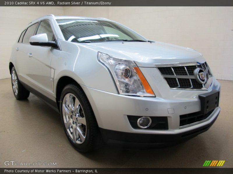 Radiant Silver / Titanium/Ebony 2010 Cadillac SRX 4 V6 AWD