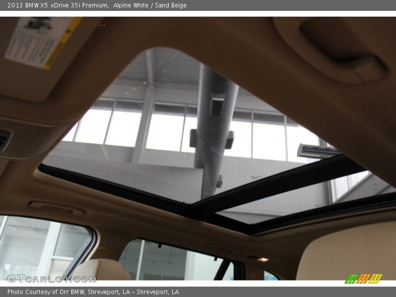 Alpine White / Sand Beige 2013 BMW X5 xDrive 35i Premium