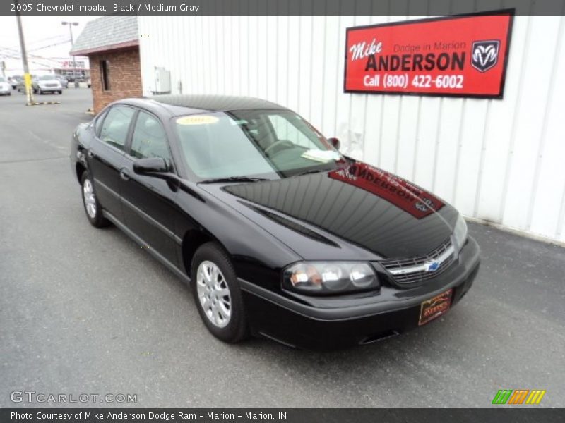 Black / Medium Gray 2005 Chevrolet Impala