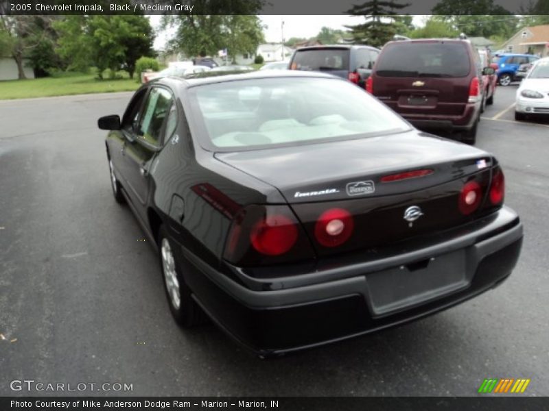 Black / Medium Gray 2005 Chevrolet Impala