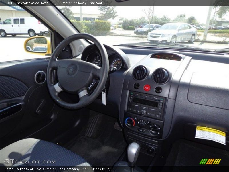 Summer Yellow / Charcoal 2008 Chevrolet Aveo Aveo5 LS