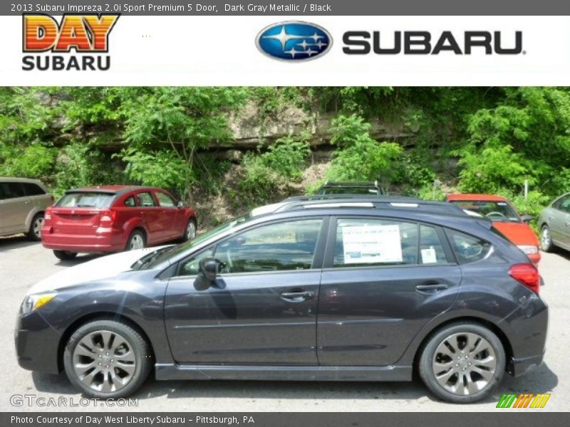 Dark Gray Metallic / Black 2013 Subaru Impreza 2.0i Sport Premium 5 Door