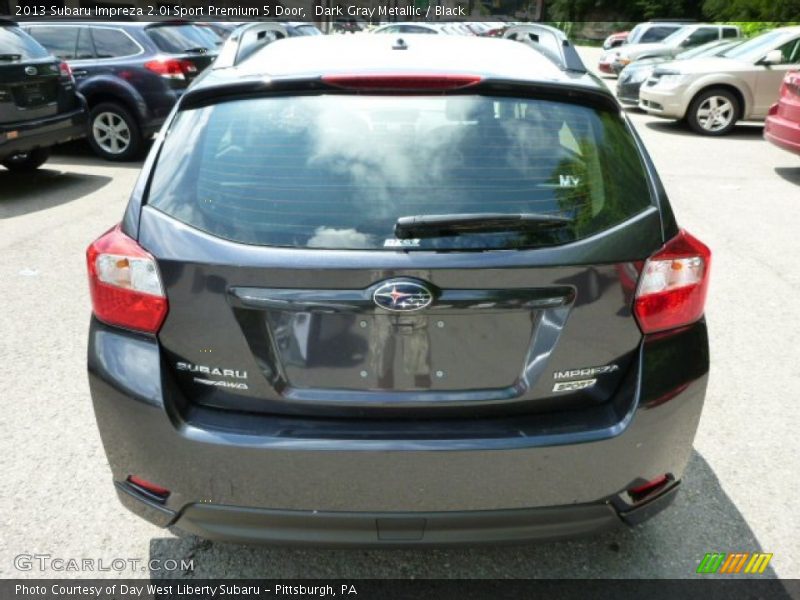 Dark Gray Metallic / Black 2013 Subaru Impreza 2.0i Sport Premium 5 Door