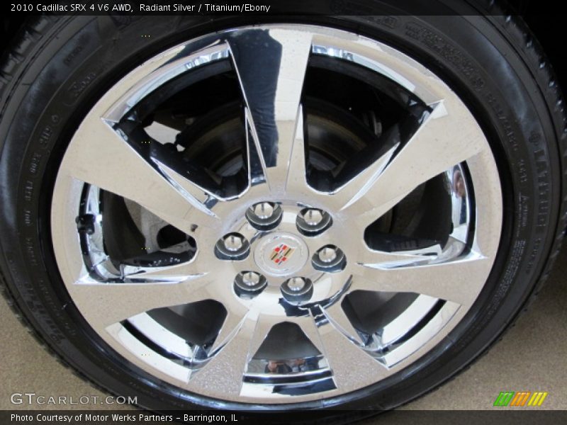 Radiant Silver / Titanium/Ebony 2010 Cadillac SRX 4 V6 AWD