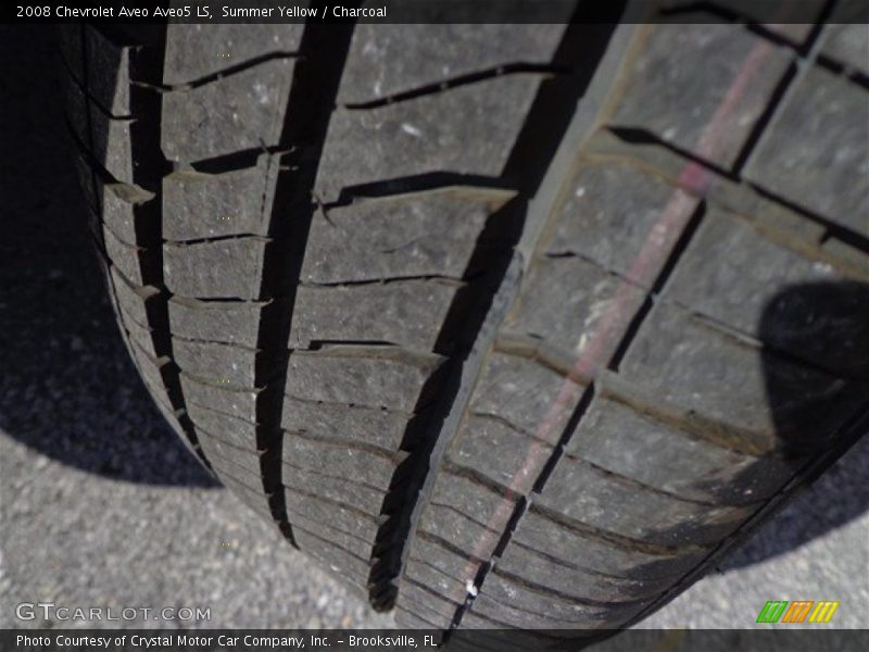Summer Yellow / Charcoal 2008 Chevrolet Aveo Aveo5 LS