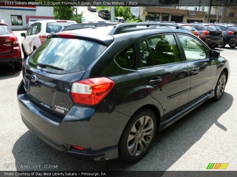 Dark Gray Metallic / Black 2013 Subaru Impreza 2.0i Sport Premium 5 Door