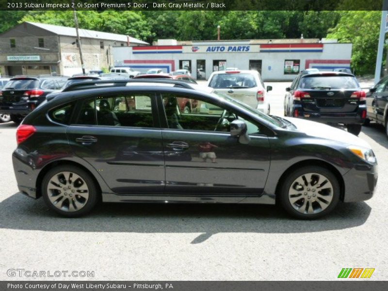 Dark Gray Metallic / Black 2013 Subaru Impreza 2.0i Sport Premium 5 Door