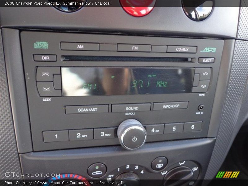 Controls of 2008 Aveo Aveo5 LS