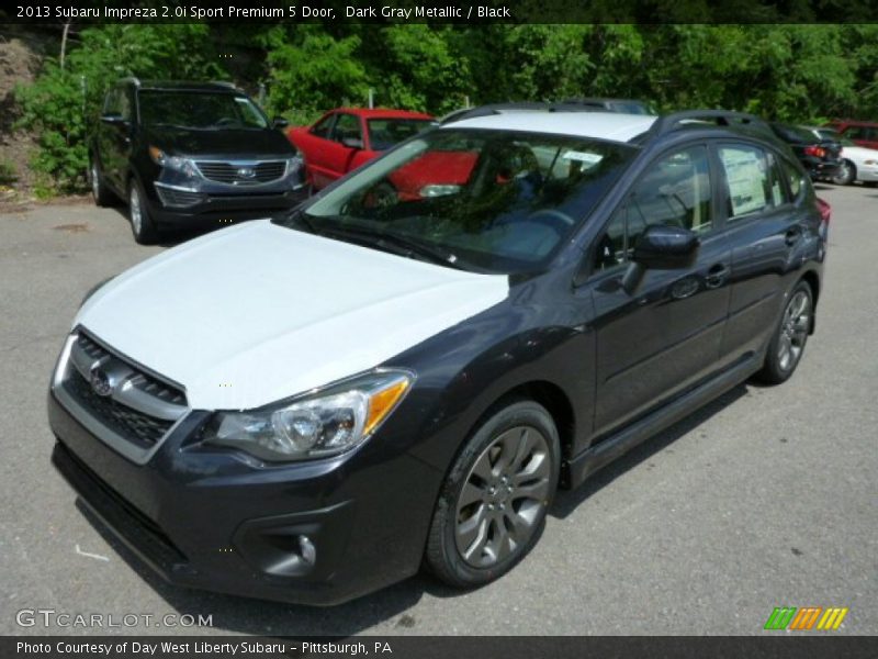 Dark Gray Metallic / Black 2013 Subaru Impreza 2.0i Sport Premium 5 Door