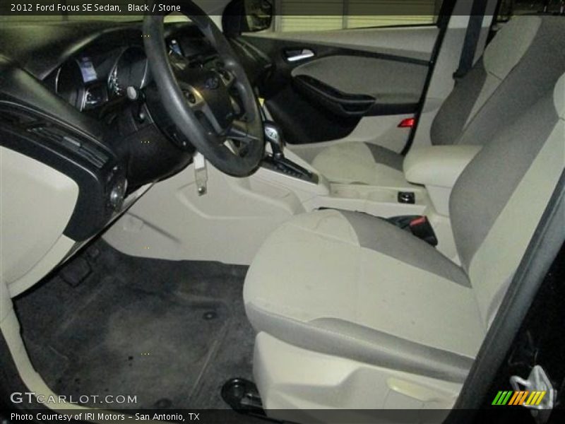 Black / Stone 2012 Ford Focus SE Sedan