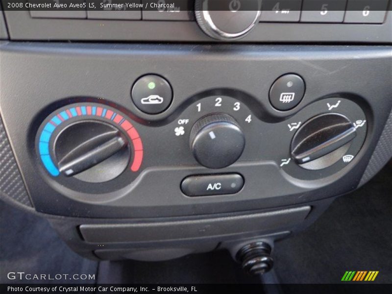 Controls of 2008 Aveo Aveo5 LS