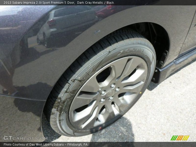 Dark Gray Metallic / Black 2013 Subaru Impreza 2.0i Sport Premium 5 Door