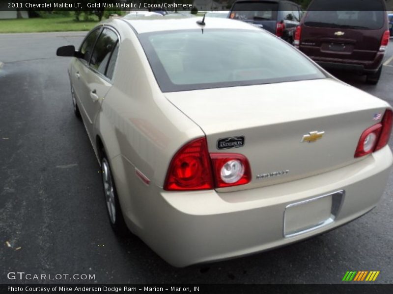 Gold Mist Metallic / Cocoa/Cashmere 2011 Chevrolet Malibu LT