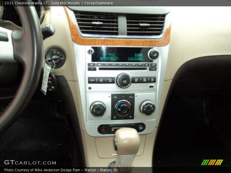 Gold Mist Metallic / Cocoa/Cashmere 2011 Chevrolet Malibu LT