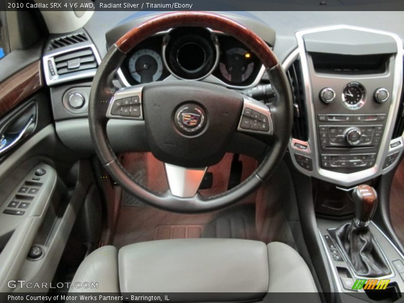 Radiant Silver / Titanium/Ebony 2010 Cadillac SRX 4 V6 AWD