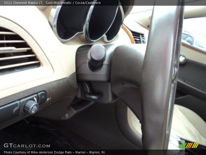 Gold Mist Metallic / Cocoa/Cashmere 2011 Chevrolet Malibu LT