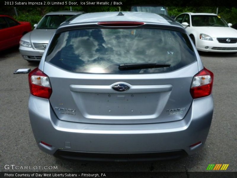 Ice Silver Metallic / Black 2013 Subaru Impreza 2.0i Limited 5 Door