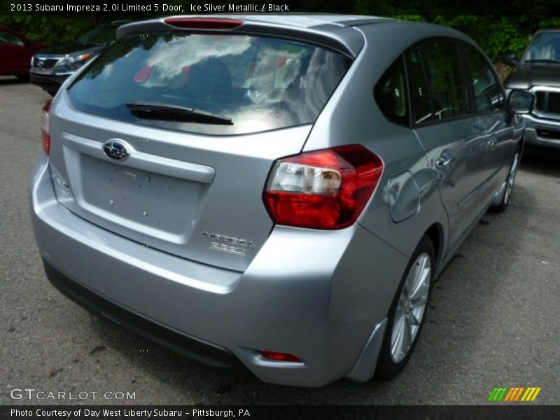 Ice Silver Metallic / Black 2013 Subaru Impreza 2.0i Limited 5 Door