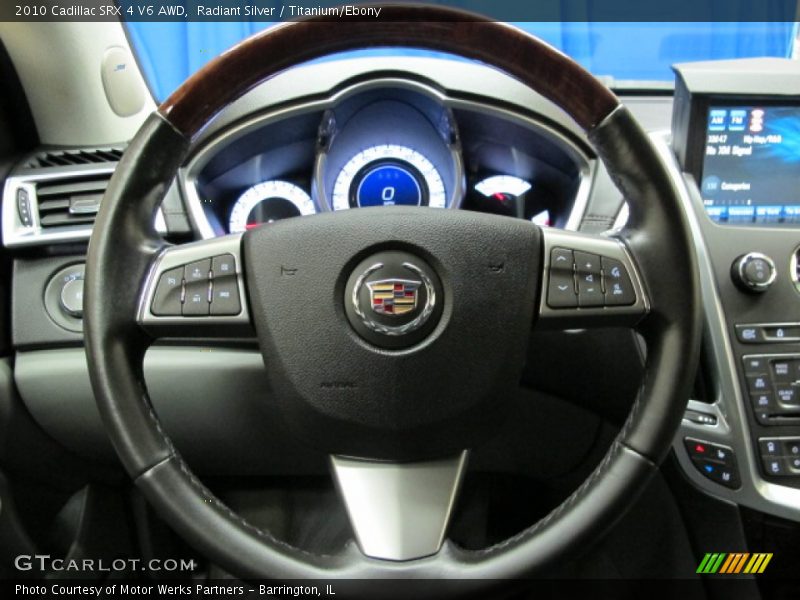 Radiant Silver / Titanium/Ebony 2010 Cadillac SRX 4 V6 AWD