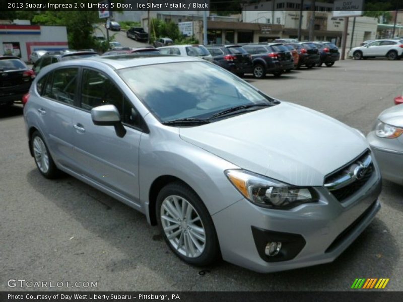 Ice Silver Metallic / Black 2013 Subaru Impreza 2.0i Limited 5 Door