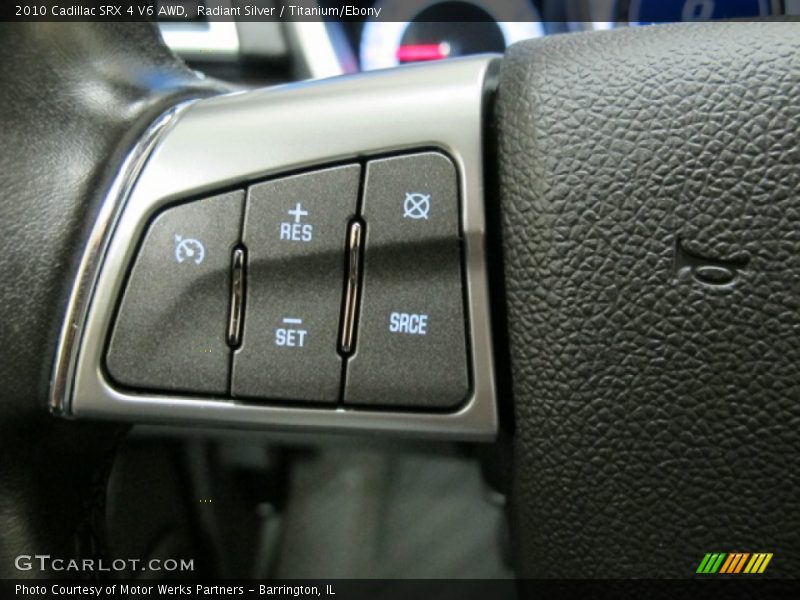 Radiant Silver / Titanium/Ebony 2010 Cadillac SRX 4 V6 AWD