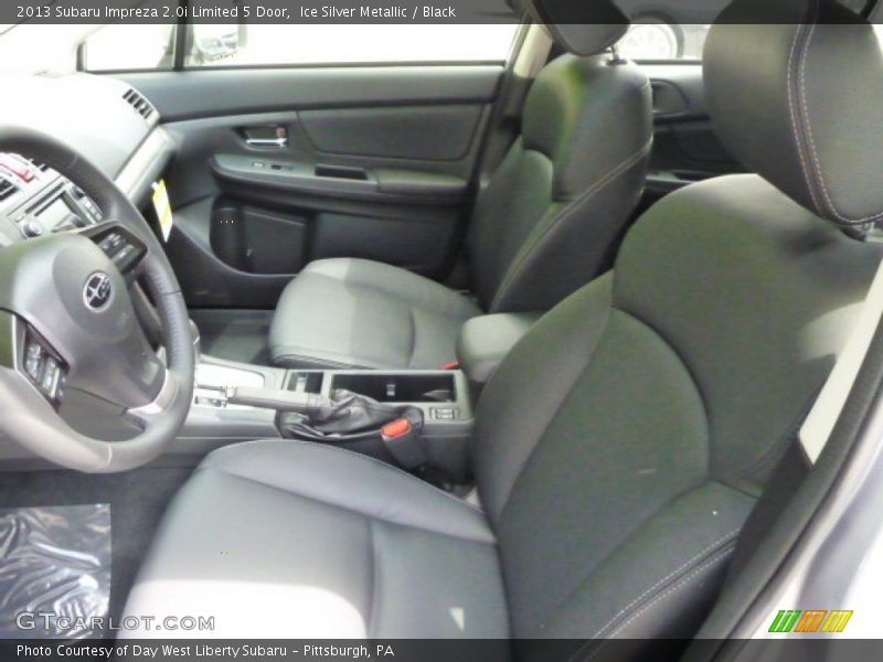 Ice Silver Metallic / Black 2013 Subaru Impreza 2.0i Limited 5 Door