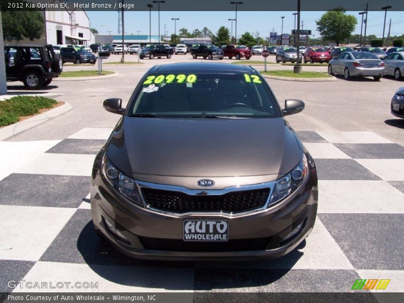 Metal Bronze / Beige 2012 Kia Optima EX