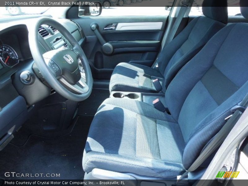Crystal Black Pearl / Black 2011 Honda CR-V EX
