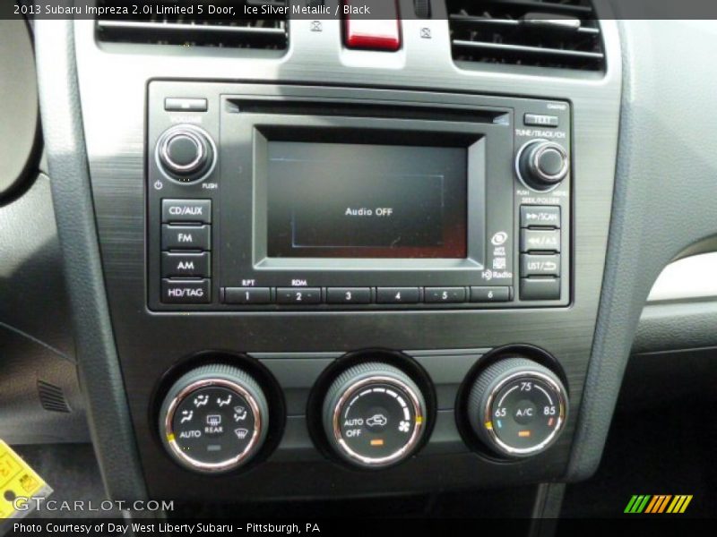 Ice Silver Metallic / Black 2013 Subaru Impreza 2.0i Limited 5 Door