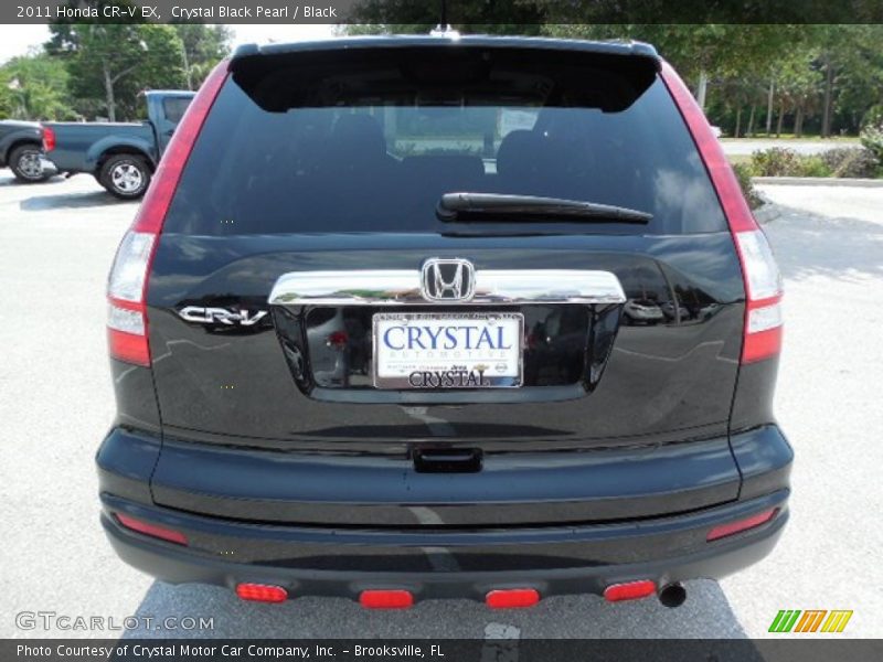 Crystal Black Pearl / Black 2011 Honda CR-V EX