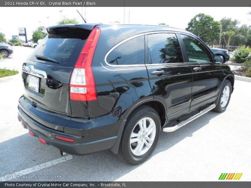 Crystal Black Pearl / Black 2011 Honda CR-V EX