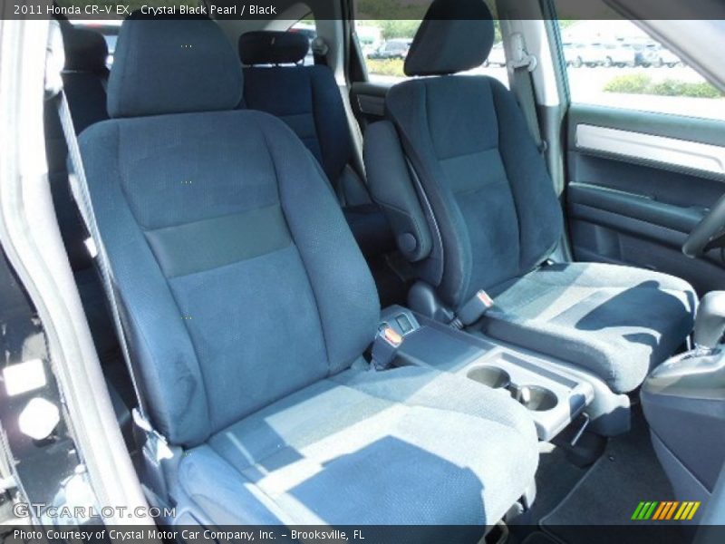 Crystal Black Pearl / Black 2011 Honda CR-V EX