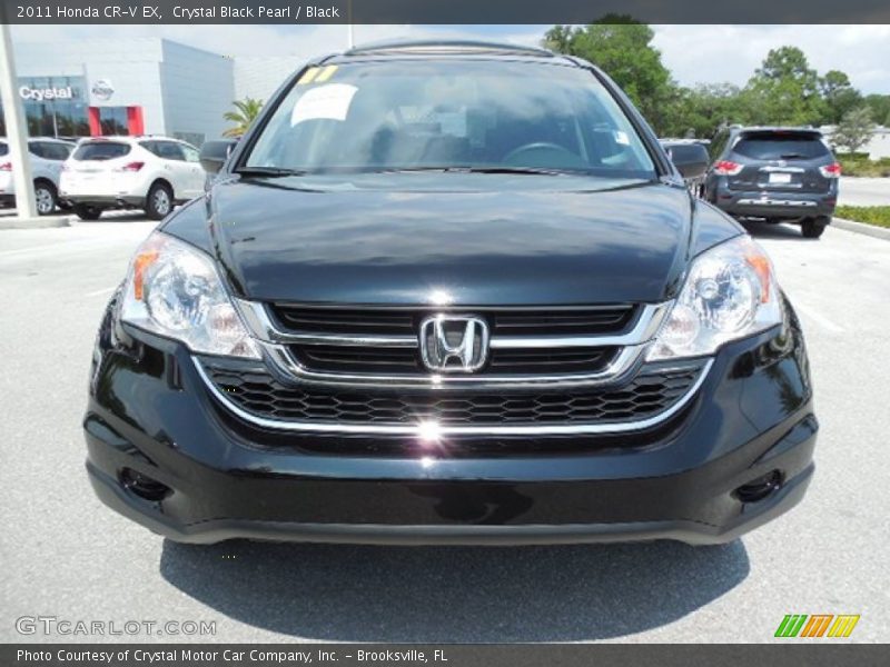 Crystal Black Pearl / Black 2011 Honda CR-V EX