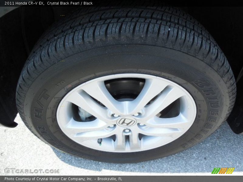 Crystal Black Pearl / Black 2011 Honda CR-V EX