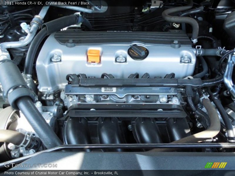 Crystal Black Pearl / Black 2011 Honda CR-V EX