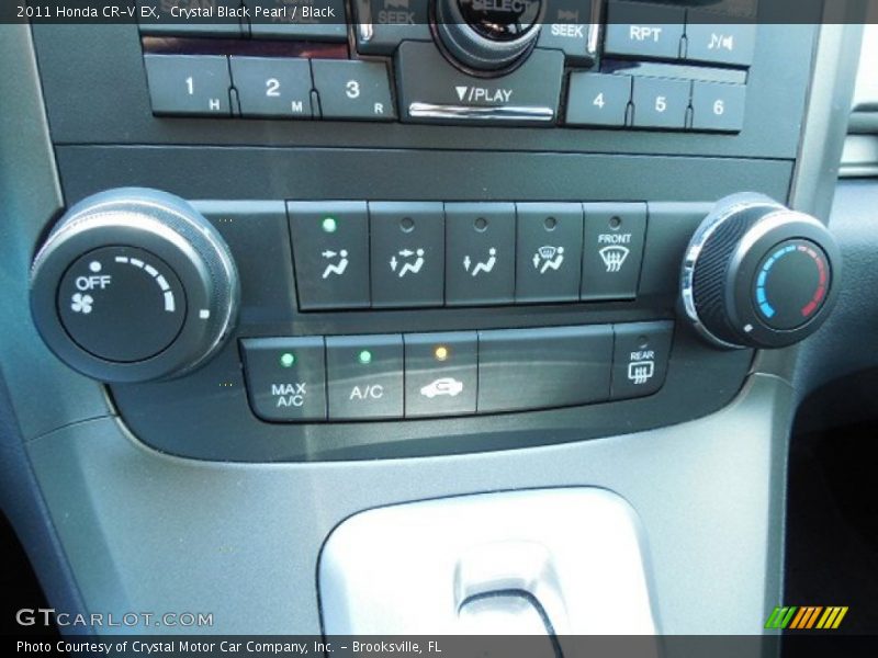 Crystal Black Pearl / Black 2011 Honda CR-V EX