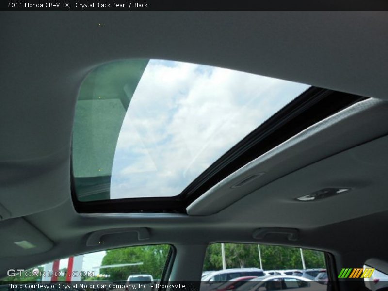 Crystal Black Pearl / Black 2011 Honda CR-V EX