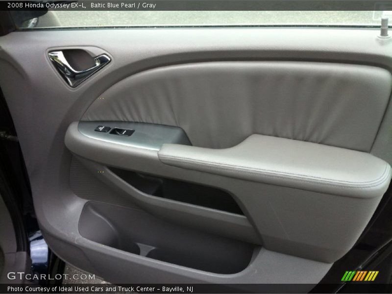 Baltic Blue Pearl / Gray 2008 Honda Odyssey EX-L