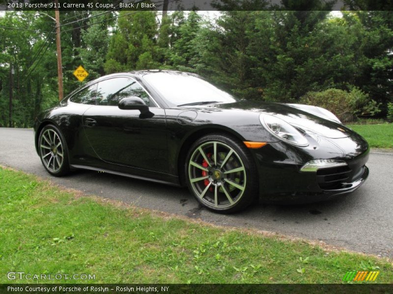 Black / Black 2013 Porsche 911 Carrera 4S Coupe