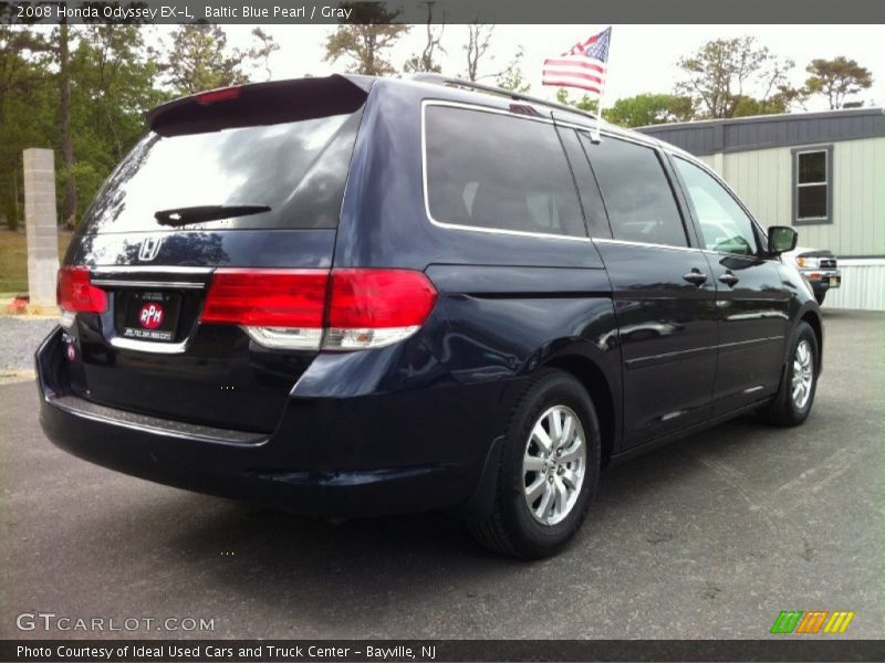 Baltic Blue Pearl / Gray 2008 Honda Odyssey EX-L