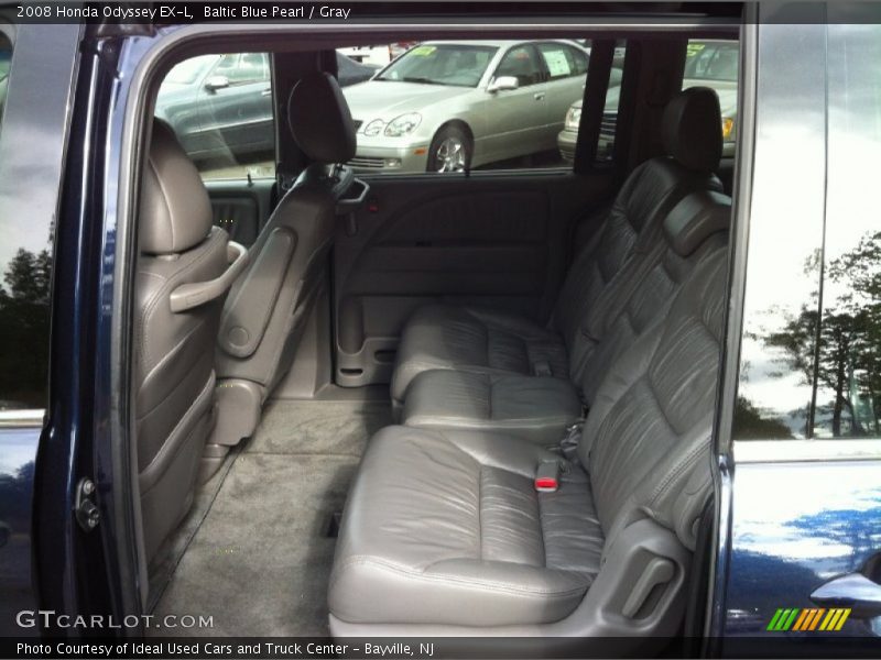 Baltic Blue Pearl / Gray 2008 Honda Odyssey EX-L