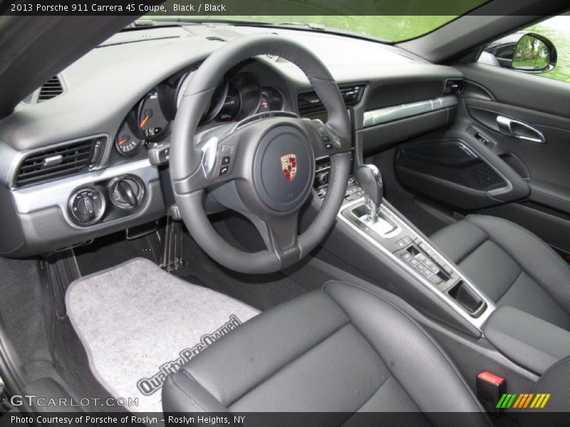 Black Interior - 2013 911 Carrera 4S Coupe 