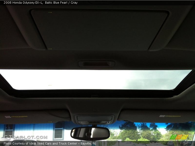 Baltic Blue Pearl / Gray 2008 Honda Odyssey EX-L
