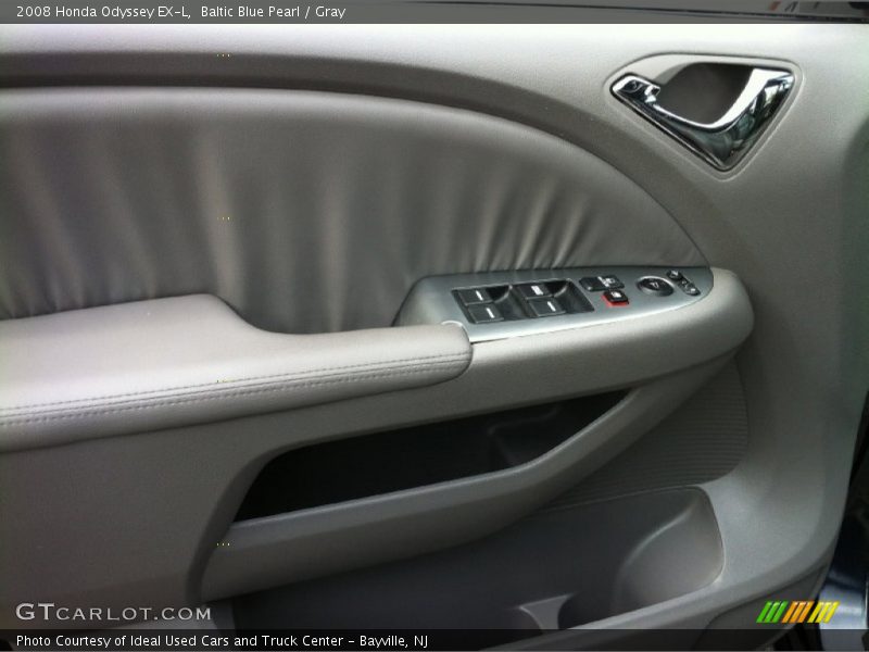 Baltic Blue Pearl / Gray 2008 Honda Odyssey EX-L