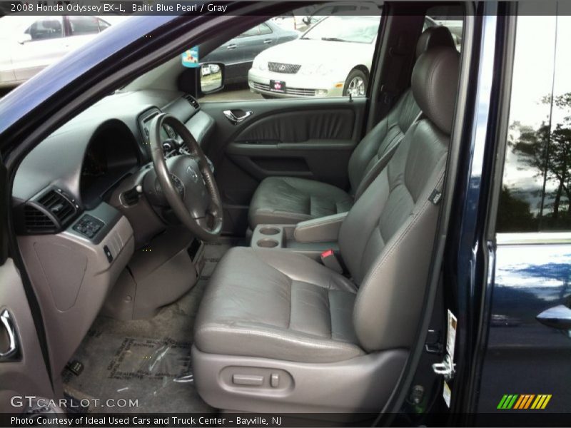 Front Seat of 2008 Odyssey EX-L