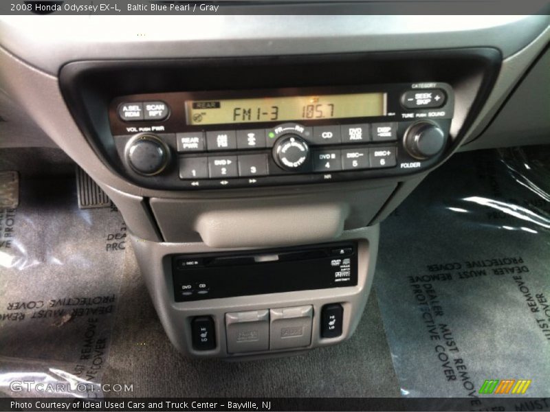Baltic Blue Pearl / Gray 2008 Honda Odyssey EX-L